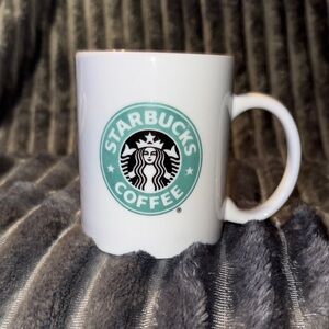 Starbucks White Mug with Green Logo